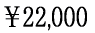 ￥22,000